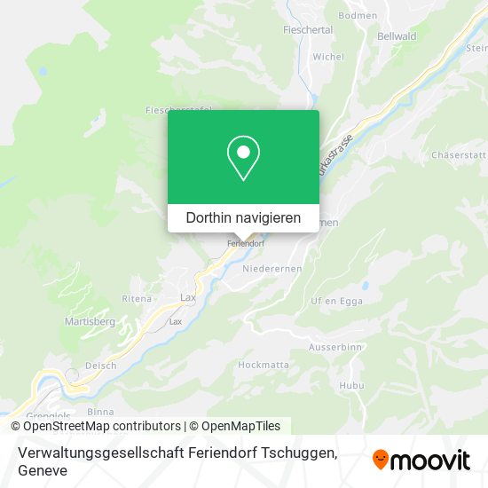 Verwaltungsgesellschaft Feriendorf Tschuggen Karte