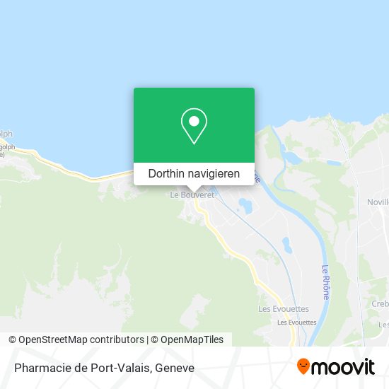 Pharmacie de Port-Valais Karte