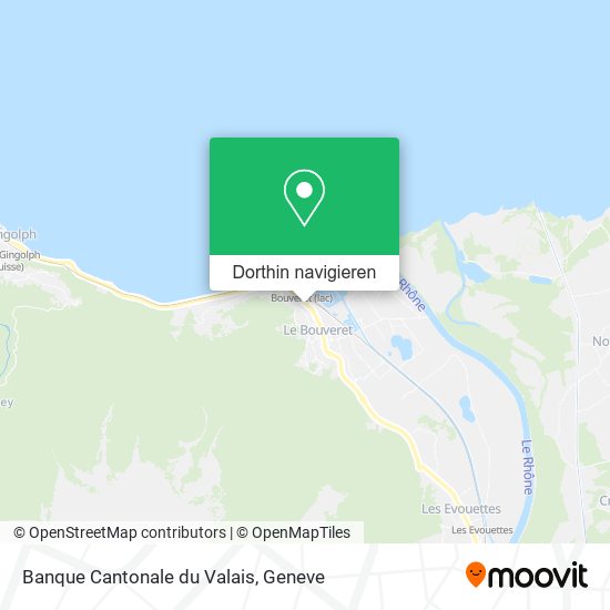 Banque Cantonale du Valais Karte