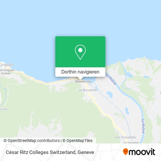 César Ritz Colleges Switzerland Karte