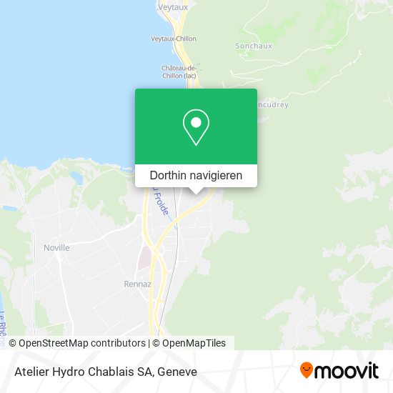 Atelier Hydro Chablais SA Karte