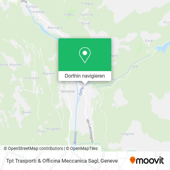 Tpt Trasporti & Officina Meccanica Sagl Karte
