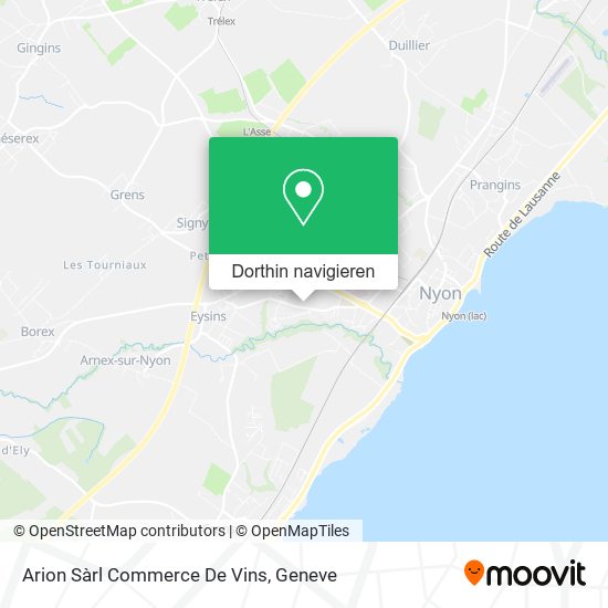 Arion Sàrl Commerce De Vins Karte
