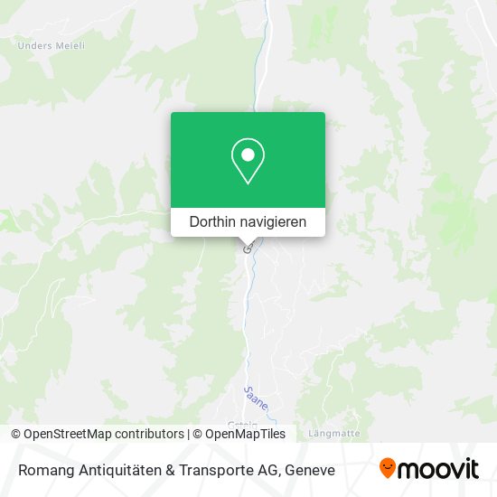 Romang Antiquitäten & Transporte AG Karte