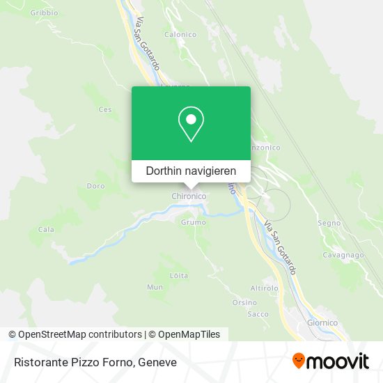 Ristorante Pizzo Forno Karte