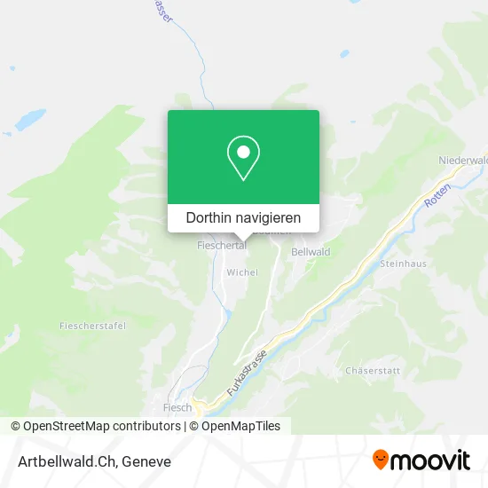 Artbellwald.Ch Karte