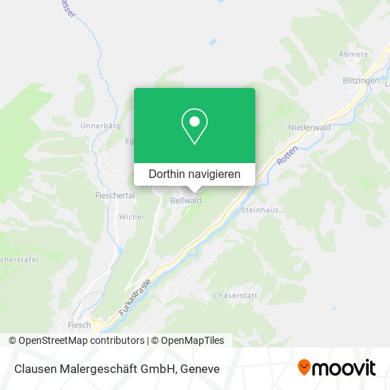 Clausen Malergeschäft GmbH Karte