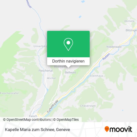 Kapelle Maria zum Schnee Karte