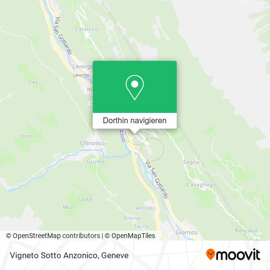 Vigneto Sotto Anzonico Karte