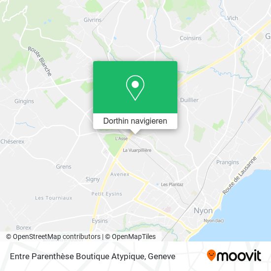 Entre Parenthèse Boutique Atypique Karte