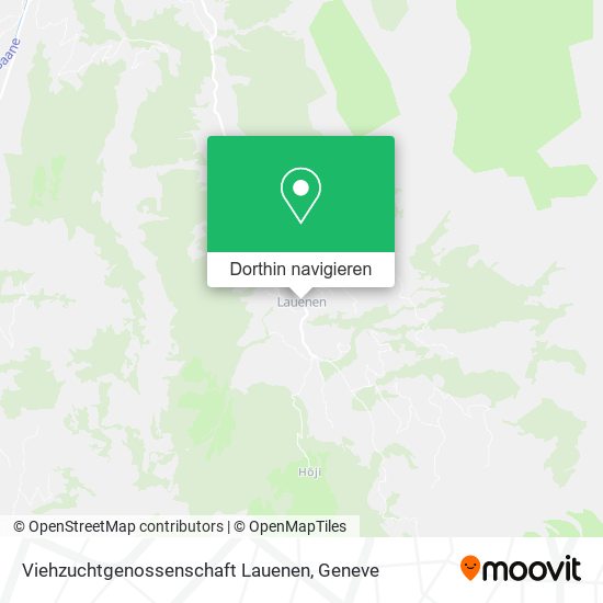 Viehzuchtgenossenschaft Lauenen Karte