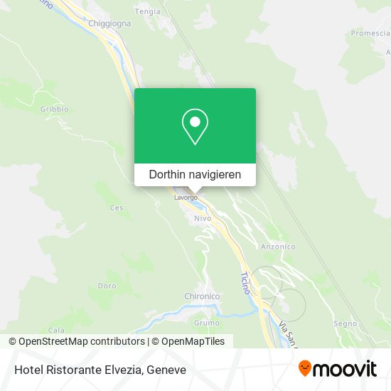 Hotel Ristorante Elvezia Karte