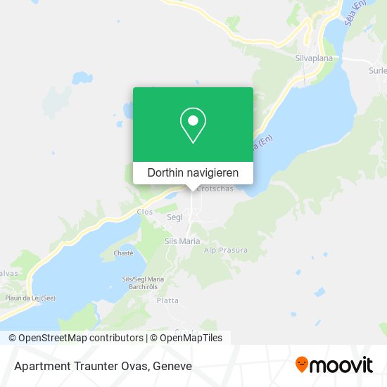 Apartment Traunter Ovas Karte