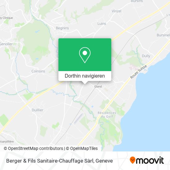 Berger & Fils Sanitaire-Chauffage Sàrl Karte