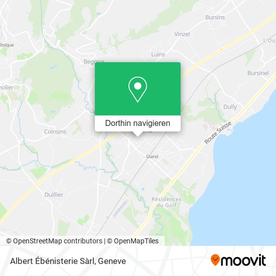 Albert Ébénisterie Sàrl Karte