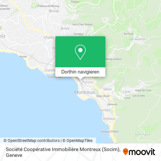 Société Coopérative Immobilière Montreux (Socim) Karte