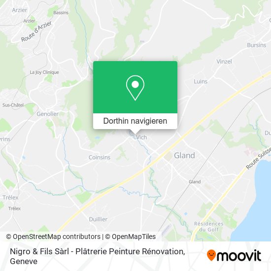 Nigro & Fils Sàrl - Plâtrerie Peinture Rénovation Karte