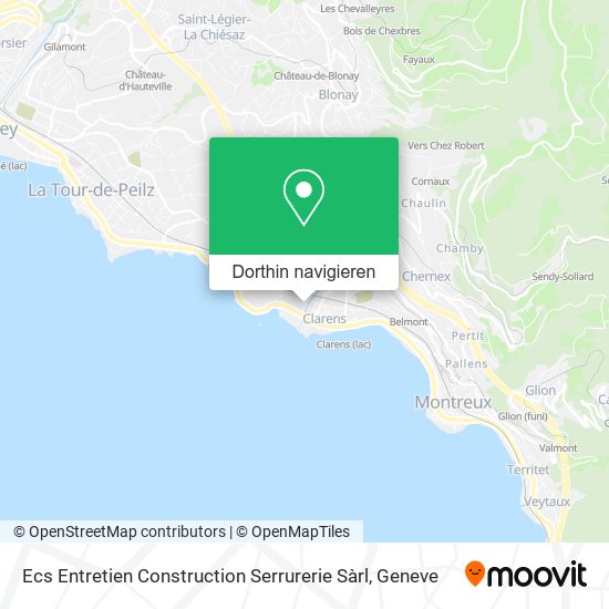 Ecs Entretien Construction Serrurerie Sàrl Karte