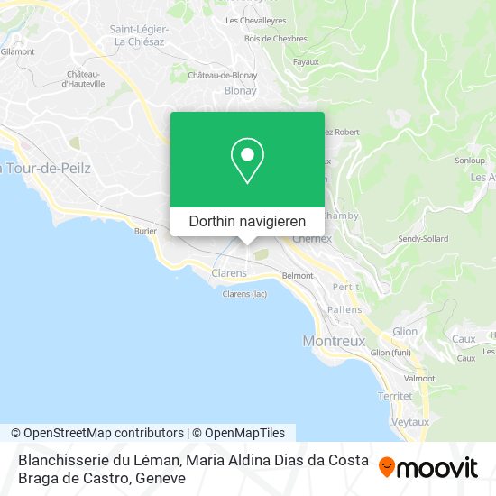 Blanchisserie du Léman, Maria Aldina Dias da Costa Braga de Castro Karte