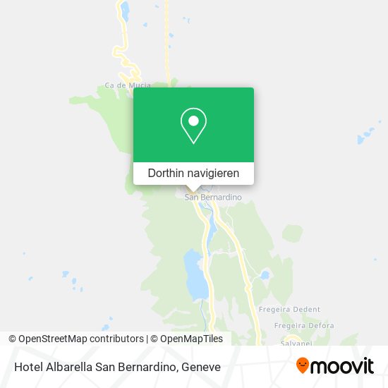 Hotel Albarella San Bernardino Karte