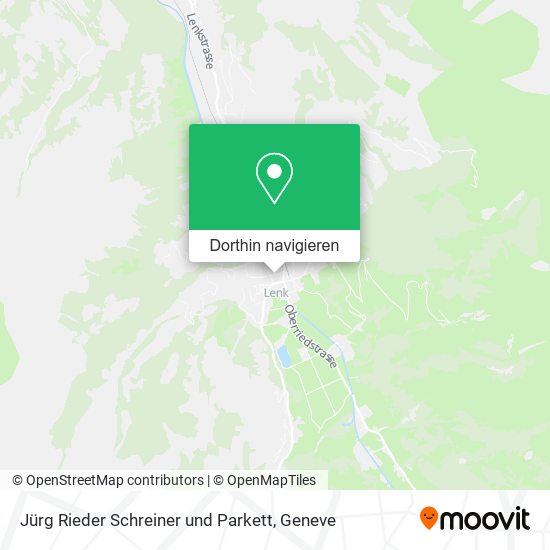 Jürg Rieder Schreiner und Parkett Karte