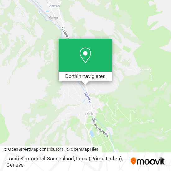 Landi Simmental-Saanenland, Lenk (Prima Laden) Karte