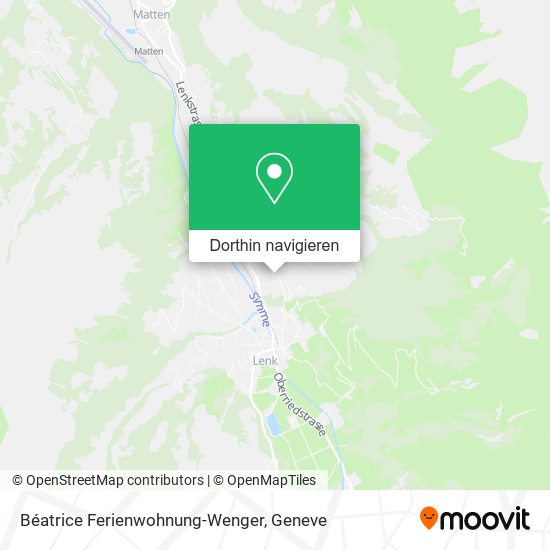 Béatrice Ferienwohnung-Wenger Karte