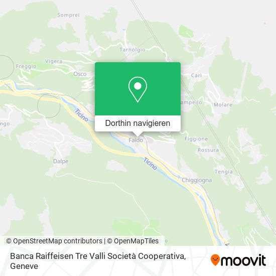 Banca Raiffeisen Tre Valli Società Cooperativa Karte