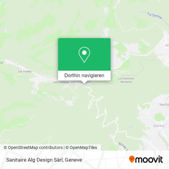 Sanitaire Alg Design Sàrl Karte