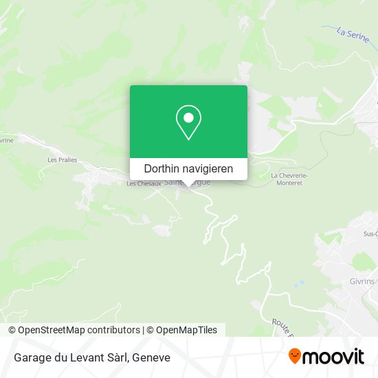 Garage du Levant Sàrl Karte