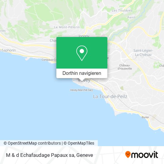 M & d Echafaudage Papaux sa Karte
