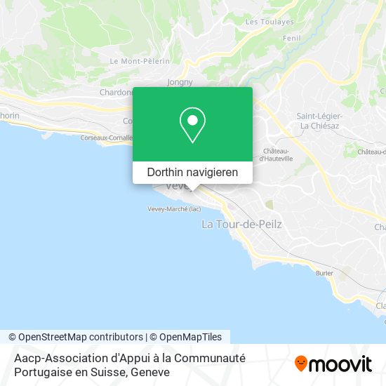 Aacp-Association d'Appui à la Communauté Portugaise en Suisse Karte