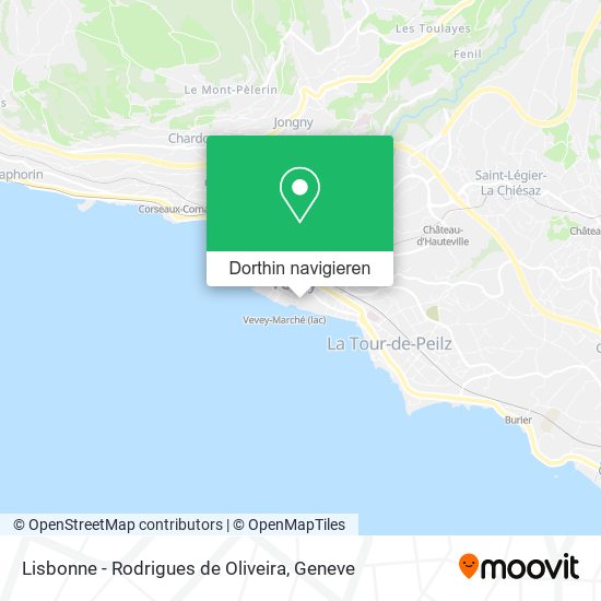 Lisbonne - Rodrigues de Oliveira Karte