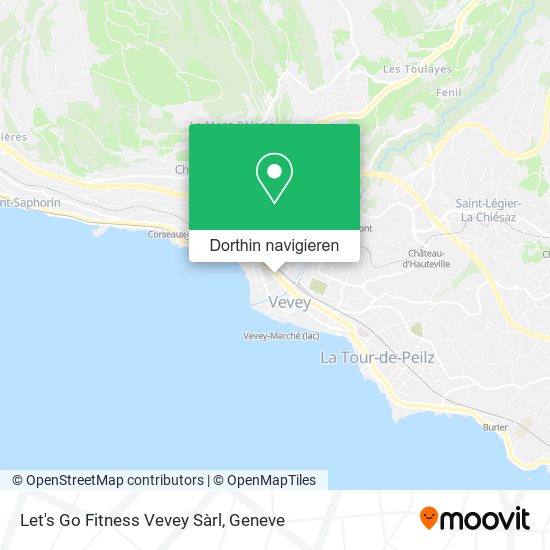Let's Go Fitness Vevey Sàrl Karte