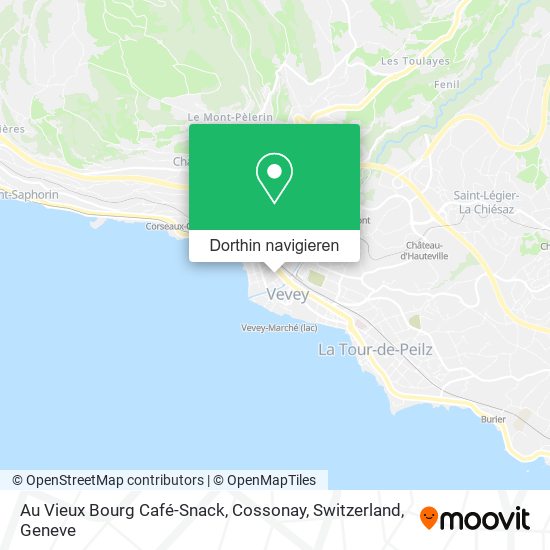 Au Vieux Bourg Café-Snack, Cossonay, Switzerland Karte