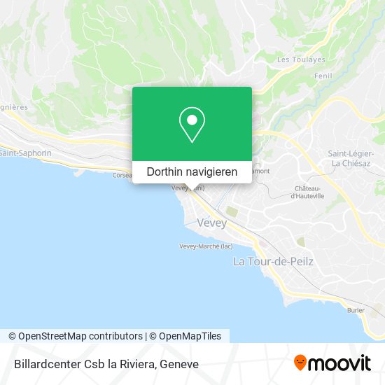 Billardcenter Csb la Riviera Karte