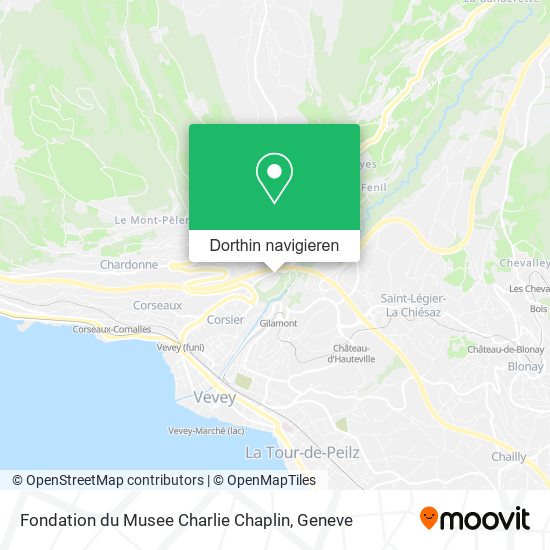 Fondation du Musee Charlie Chaplin Karte