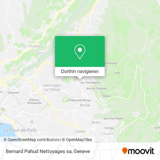 Bernard Pahud Nettoyages sa Karte