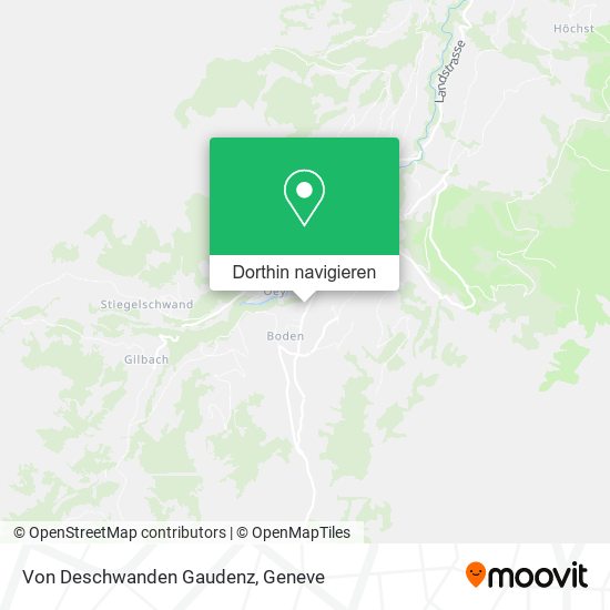 Von Deschwanden Gaudenz Karte