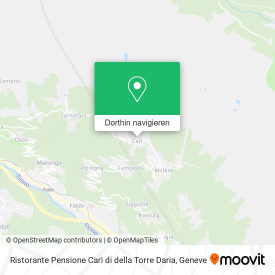 Ristorante Pensione Carì di della Torre Daria Karte
