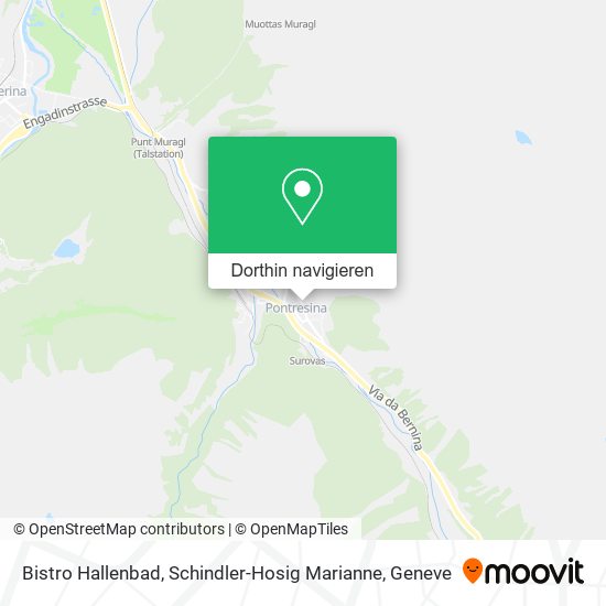 Bistro Hallenbad, Schindler-Hosig Marianne Karte
