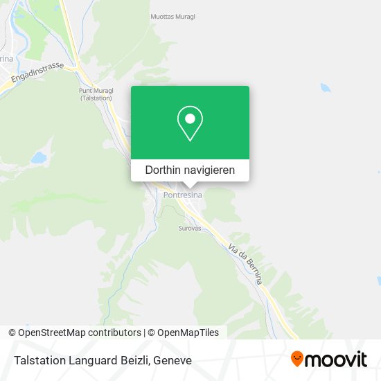 Talstation Languard Beizli Karte