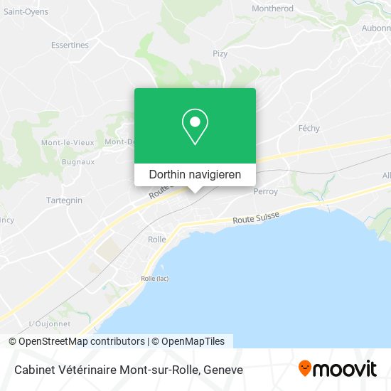 Cabinet Vétérinaire Mont-sur-Rolle Karte