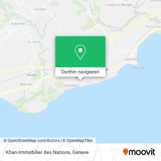Khan-Immobilier des Nations Karte