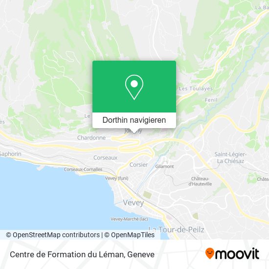 Centre de Formation du Léman Karte