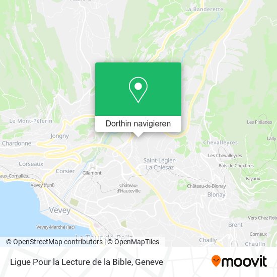 Ligue Pour la Lecture de la Bible Karte