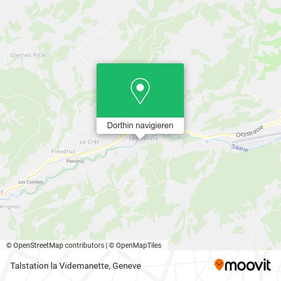 Talstation la Videmanette Karte