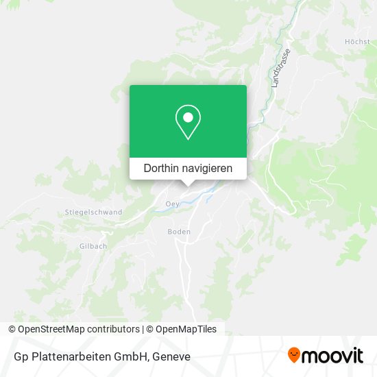 Gp Plattenarbeiten GmbH Karte