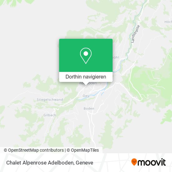 Chalet Alpenrose Adelboden Karte