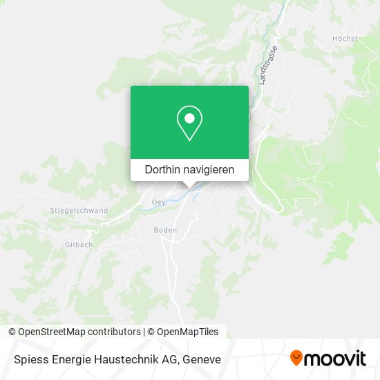 Spiess Energie Haustechnik AG Karte